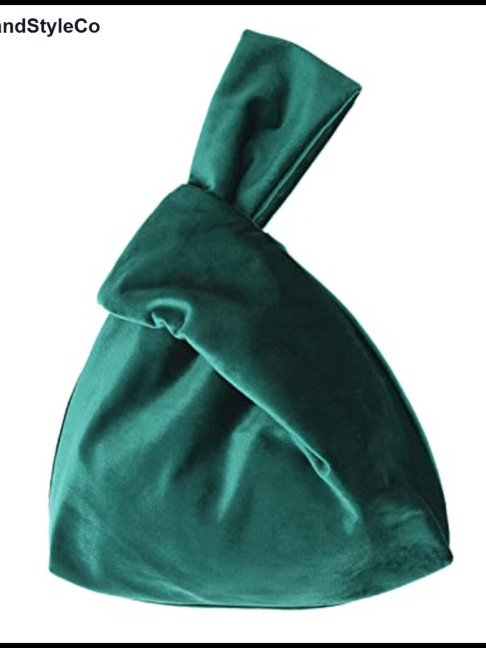 Velvet Knot Clutch Evening Bag Wristlet for Wedding Prom